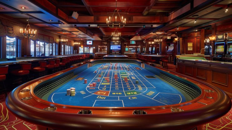Meja Infinite Blackjack dengan dealer profesional dan pemain tak terbatas di studio sijago88